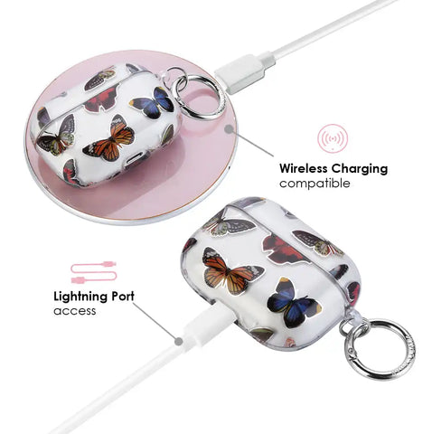 Vintage Butterfly Airpods Case