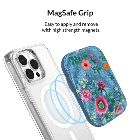 Groovy Floral Portable MagSafe Charger Power Pack