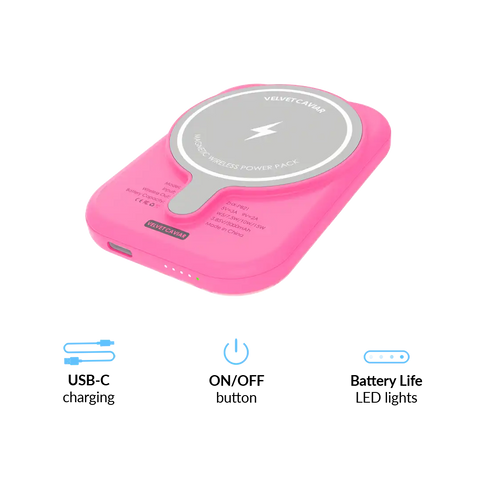Sherbet Stars Portable MagSafe Charger Power Pack