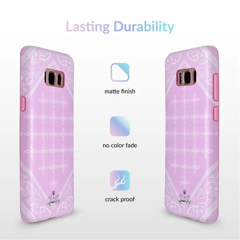 Pink Bandana iPhone Case by Kendall Vertes