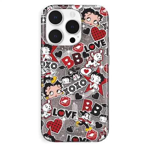 Betty Boop Sassy Glitter iPhone Case