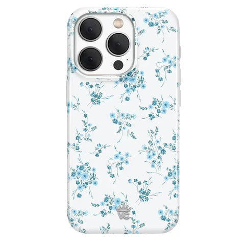 French Blue Floral iPhone Case