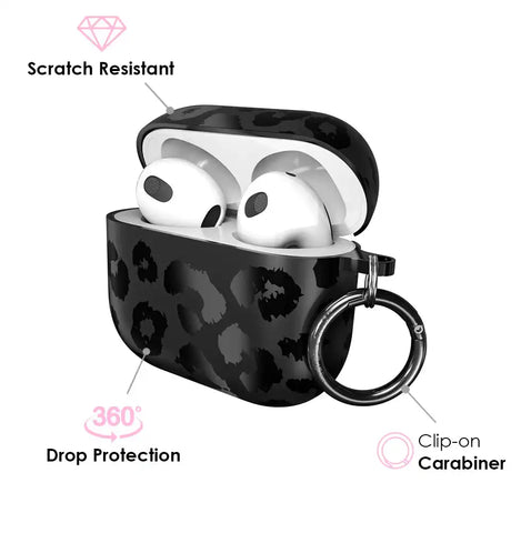 Black Leopard AirPod Case