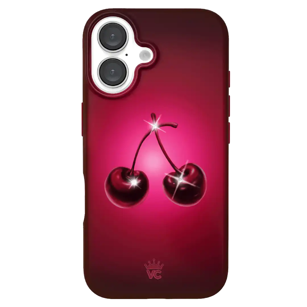Black Cherry Crystal iPhone Case