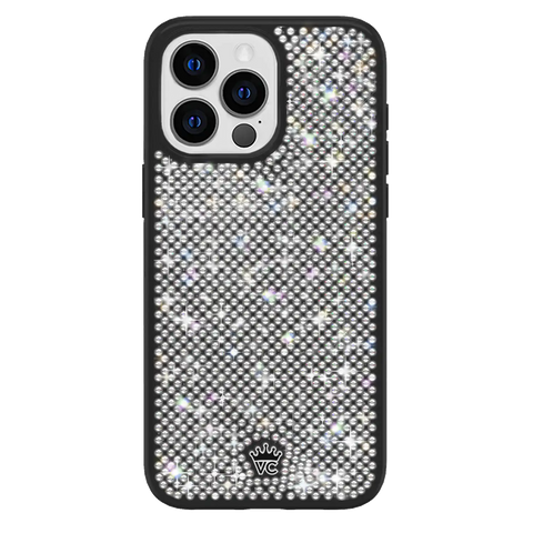 Black Caviar Crystals iPhone Case