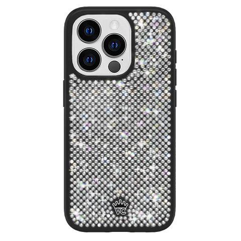 Black Caviar Crystals iPhone Case