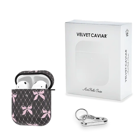 Lacy Pink Bows AirPod Case