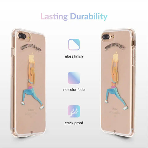 Shut Up & Lift iPhone Case Blonde Hair