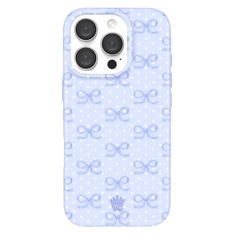 Lovely Blue Bows iPhone Case