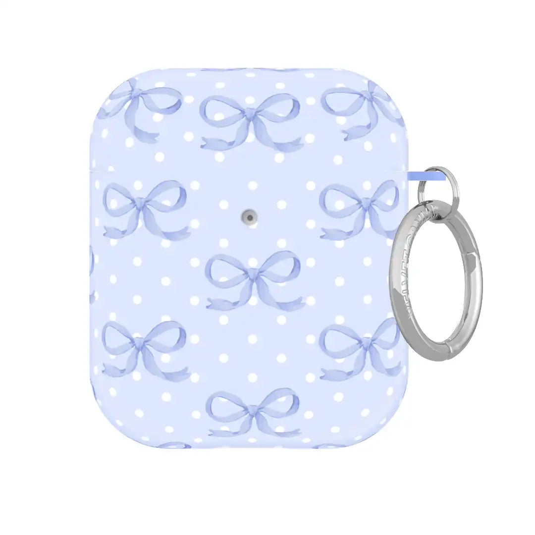 Lovely Blue Bows AirPod Case