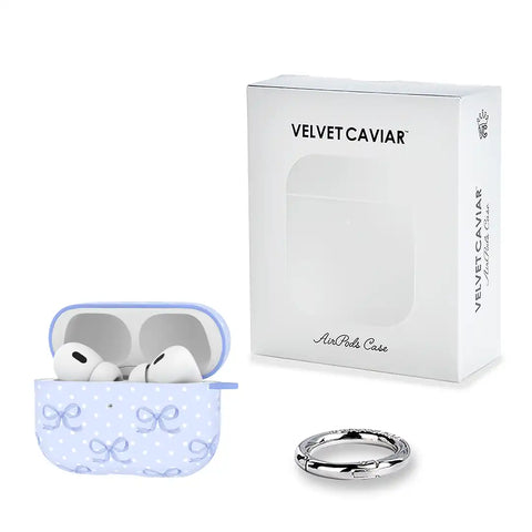 Lovely Blue Bows AirPod Case