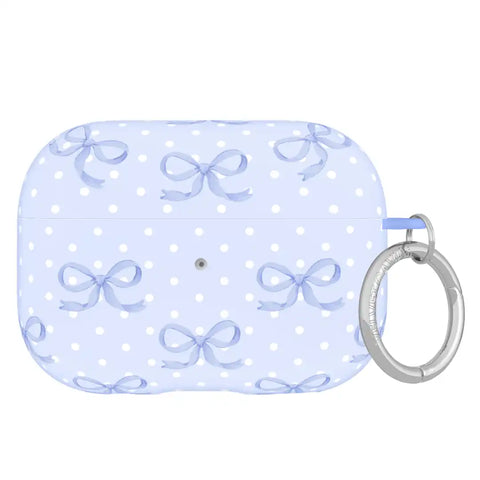 Lovely Blue Bows AirPod Case
