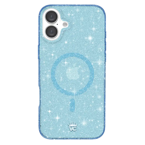 Blue Stardust Glitter iPhone Case