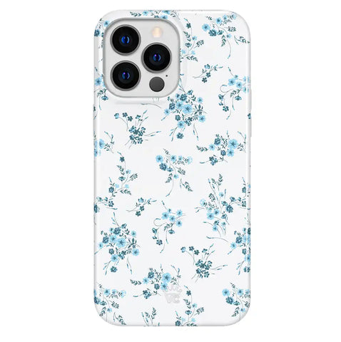 French Blue Floral iPhone Case