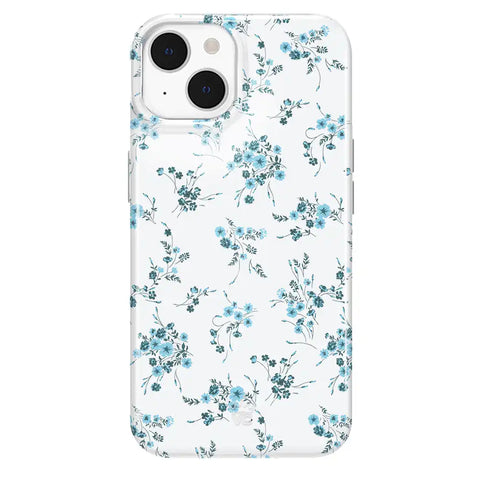 French Blue Floral iPhone Case