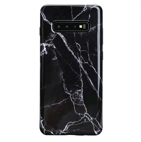 Black Marble Samsung Case