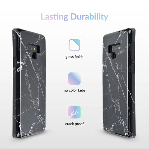 Black Marble Samsung Case
