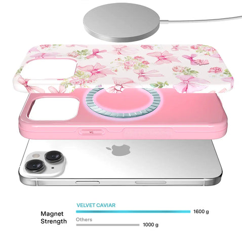 Posie Pink Bow iPhone Case
