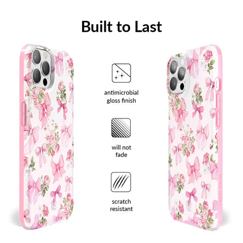 Posie Pink Bow iPhone Case