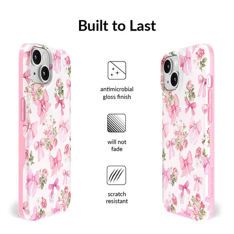 Posie Pink Bow iPhone Case