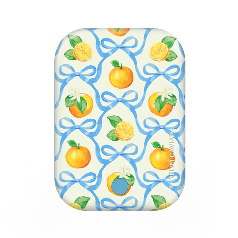 Orange Blossom Portable MagSafe Charger Power Pack