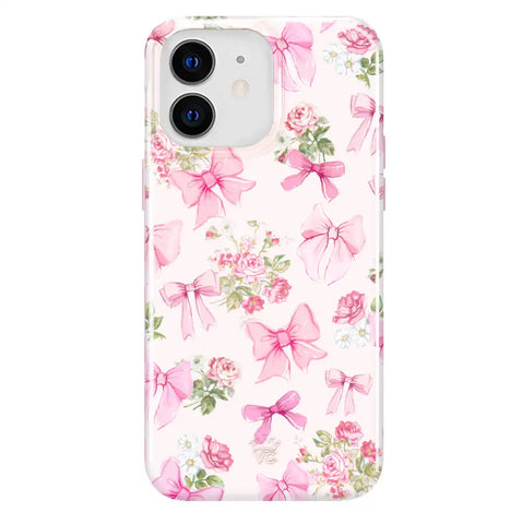 Posie Pink Bow iPhone Case