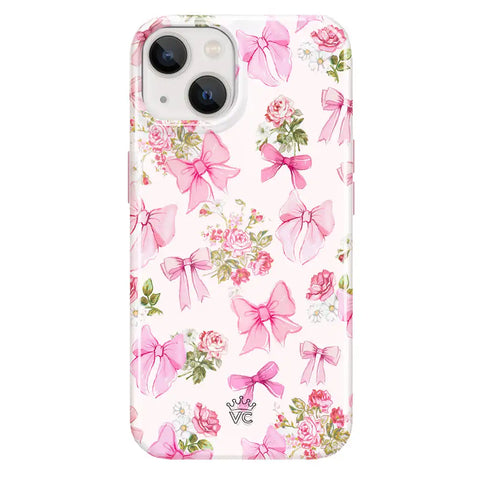 Posie Pink Bow iPhone Case