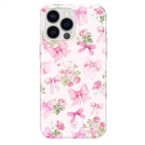 Posie Pink Bow iPhone Case