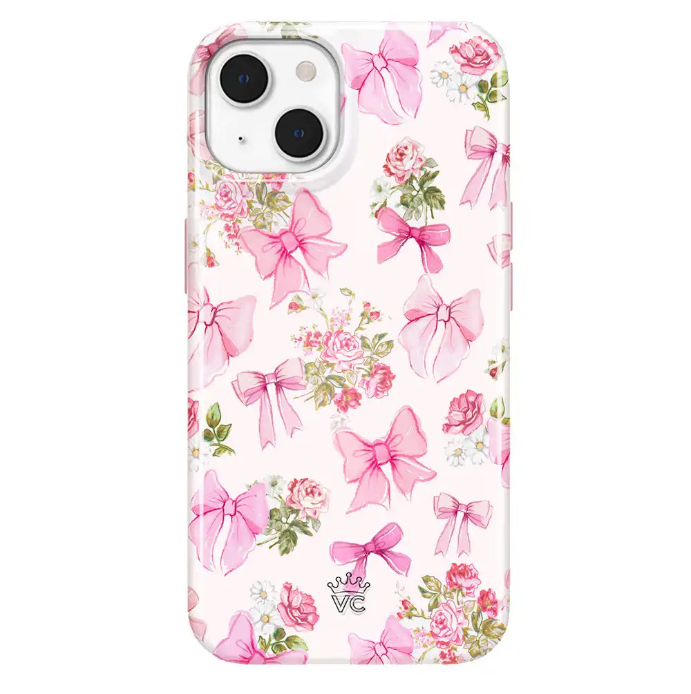 Posie Pink Bow iPhone Case