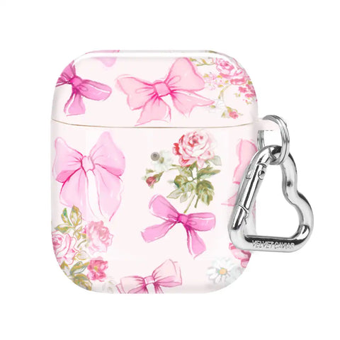 Posie Pink Bow AirPod Case
