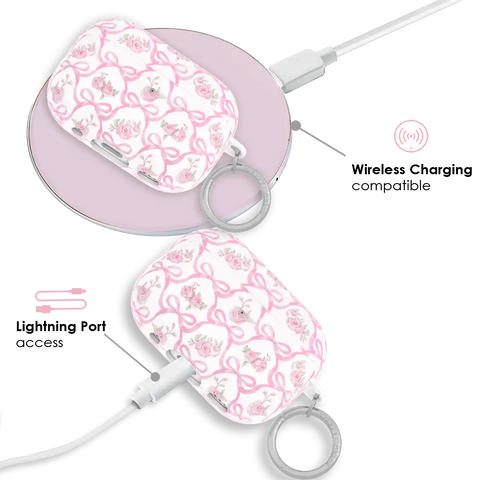 Lovely Pink Bows AirPod Case