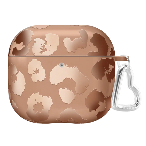 Bronze Chrome Leopard AirPod Case