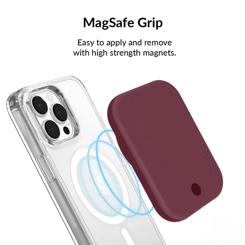 Burgundy 1990 Portable MagSafe Charger Power Pack