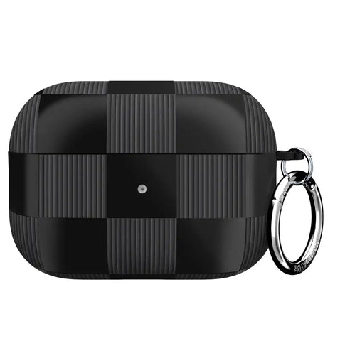 Noir Vibe Checkered AirPod Case