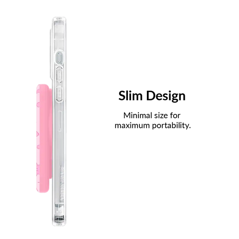 Pink Cherry Blossom Portable MagSafe Charger Power Pack
