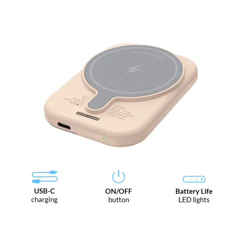 Coffee Please Portable MagSafe Charger Power Pack