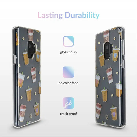 Coffee First Clear Samsung Galaxy Case