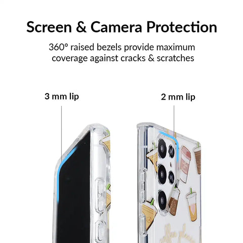 Coffee First Clear Samsung Galaxy Case