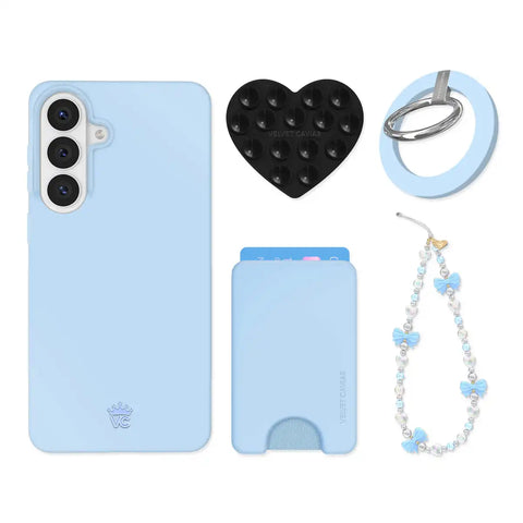 Cotton Candy Blue Samsung Bundle Set
