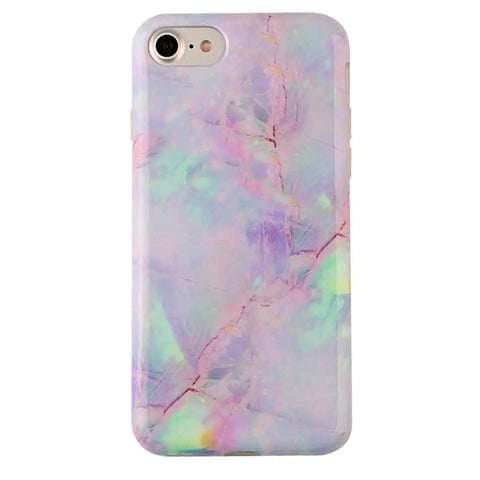 Cotton Candy Marble iPhone Case