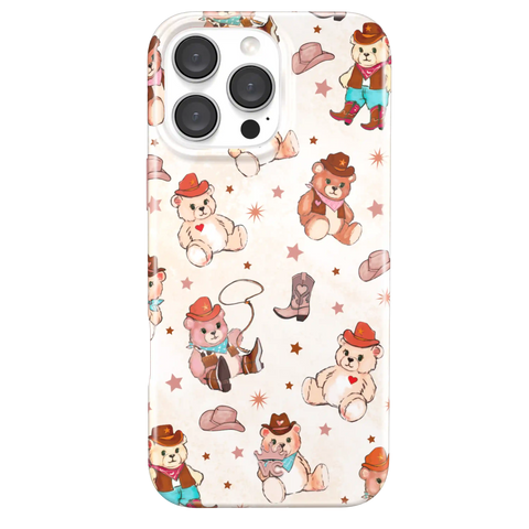 Cowboy Teddy iPhone Case