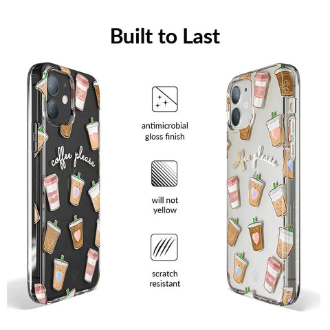 Coffee First iPhone Case