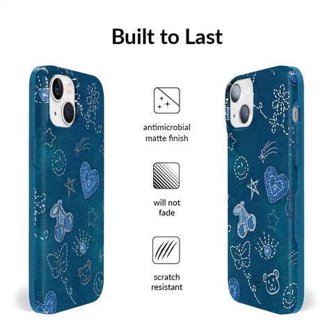 Blue Jean Baby iPhone Case