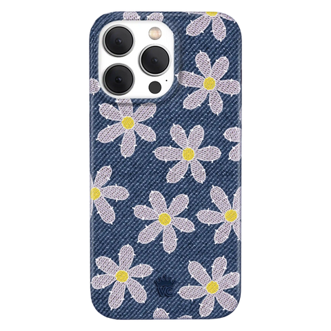 Denim Daisy iPhone Case