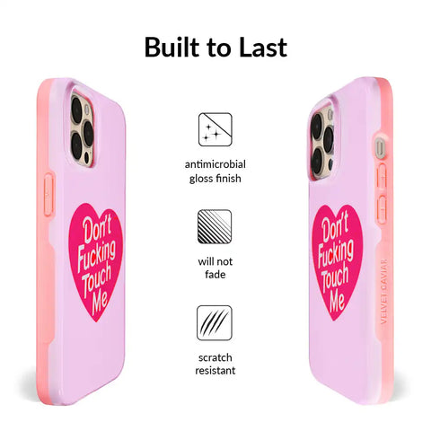 Don't F Touch Me iPhone Case