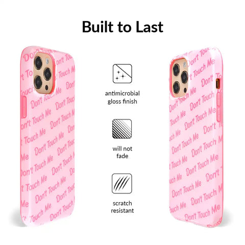 Don't Touch iPhone Case