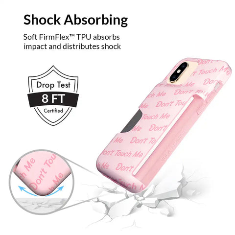 Don't Touch Me iPhone Wallet Case