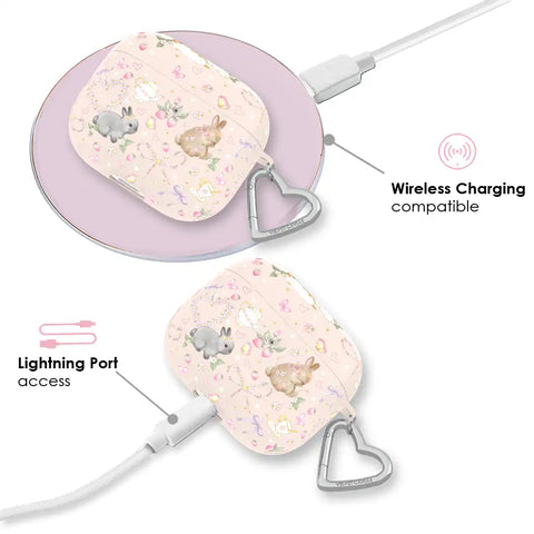 Bunnies & Bows AirPod Case