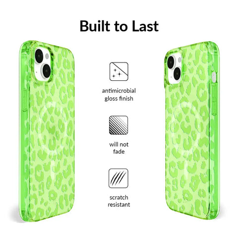 Key Lime Leopard iPhone Case