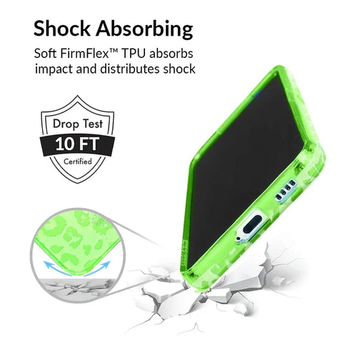 Key Lime Leopard Samsung Case
